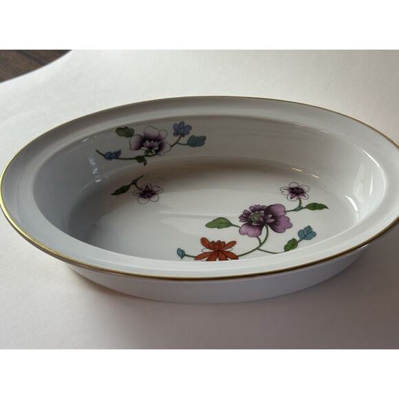 ROYAL WORCESTER ENGLAND ASTLEY OVEN TO TABLE OVAL BAKING DISH 11 3/8”L - Picture 5 of 7